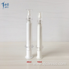 10ml 20ml White Airless Cosmetic Syringe Bottle